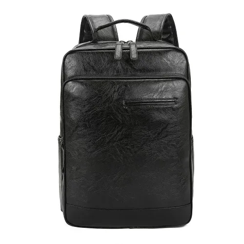sac à dos en cuir pour hommes, décontracté, grande capacité, voyage pour jeunes, peau de mouton, loisirs, sacs à bandoulière simples pour hommes, sac de haute qualité