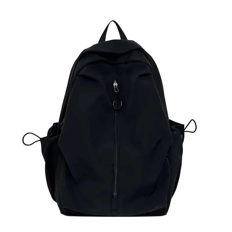 sac à dos d'université étanche en nylon de 15.6 pouces, sac à dos de voyage de grande capacité pour ordinateur portable unisexe, sac d'école de conception simple pour adolescents