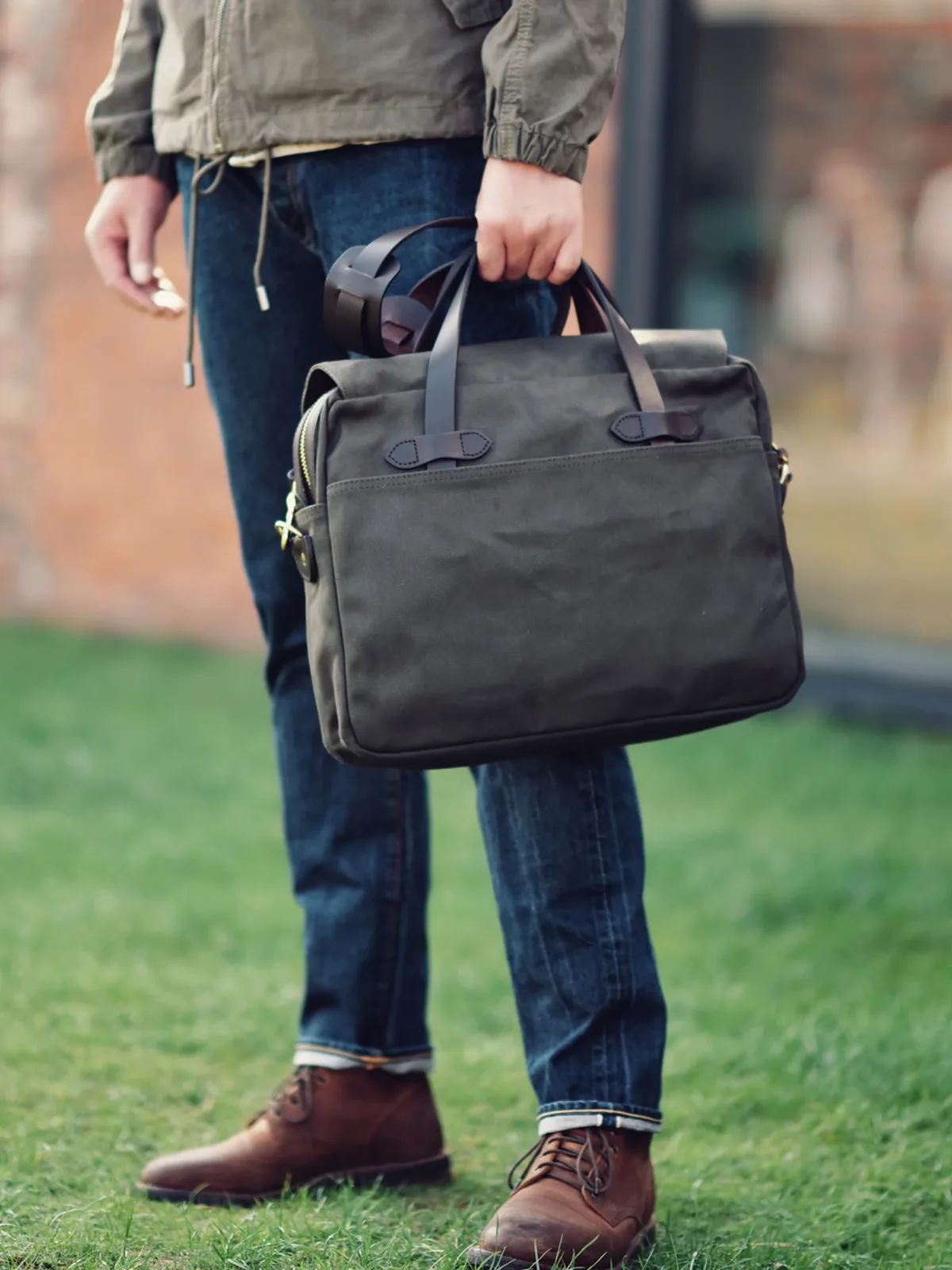 Sac de voyage vintage en toile cirée pour hommes, étui à bombes d'affaires, fourre-tout RapDuty 173, sac pour ordinateur portable 15.6 ", sac messager, haute qualité