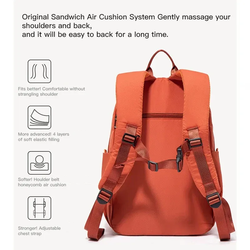 sac à dos unisexe fouvor pour l'extérieur, grande capacité, léger, simple, pour les voyages, l'école, les sports, les jeunes adolescents 2961-21