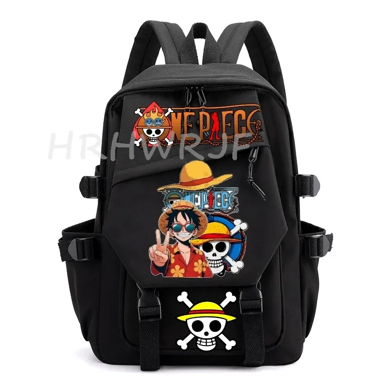 sac à dos one piece anime monkey d luffy, sacs d'école pour filles, sac à dos pour ordinateur portable, pour l'école primaire, usage quotidien