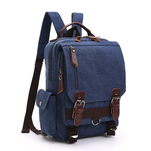 sac à dos en toile pour homme et femme, sacoche de voyage multifonctionnelle