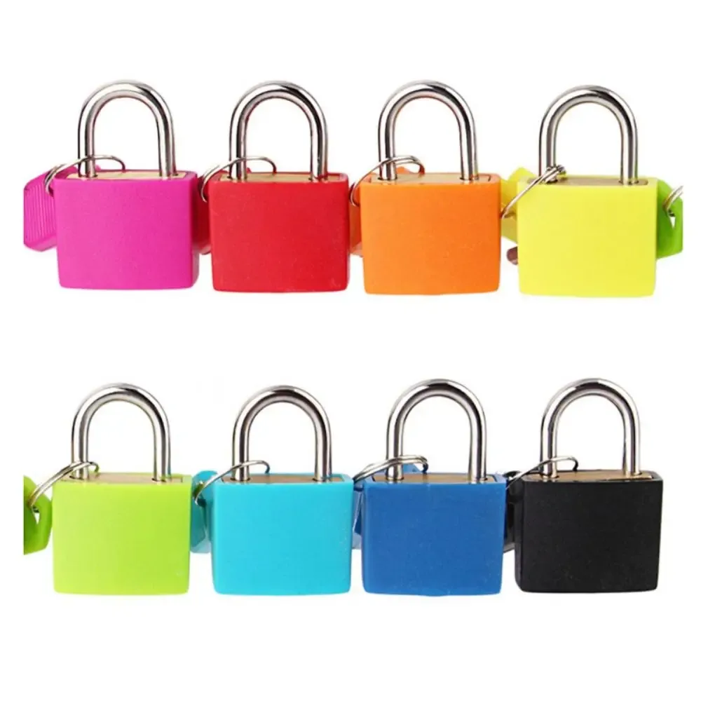 mini cadenas de bain en acier, petit cadenas de sécurité antivol, valise de voyage, serrure de journal intime,