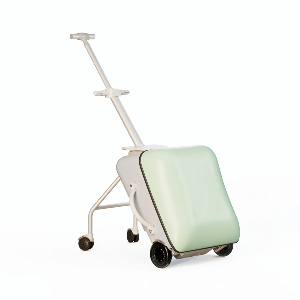 nouvelle valise 2-en-1 pour enfants 2026 : chariot détachable et bagage à roulettes, valise de voyage 20 pouces