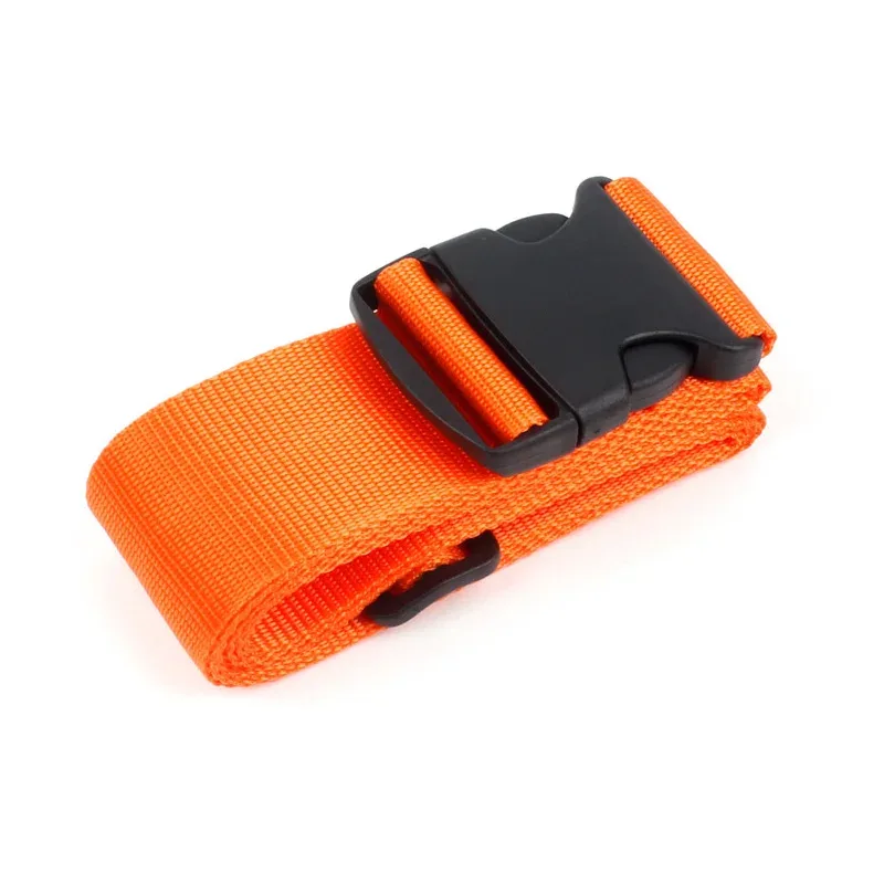 sangle de bagage réglable en polyester avec boucle à dégagement rapide, accessoire de fixation sécurisée pour valise de voyage