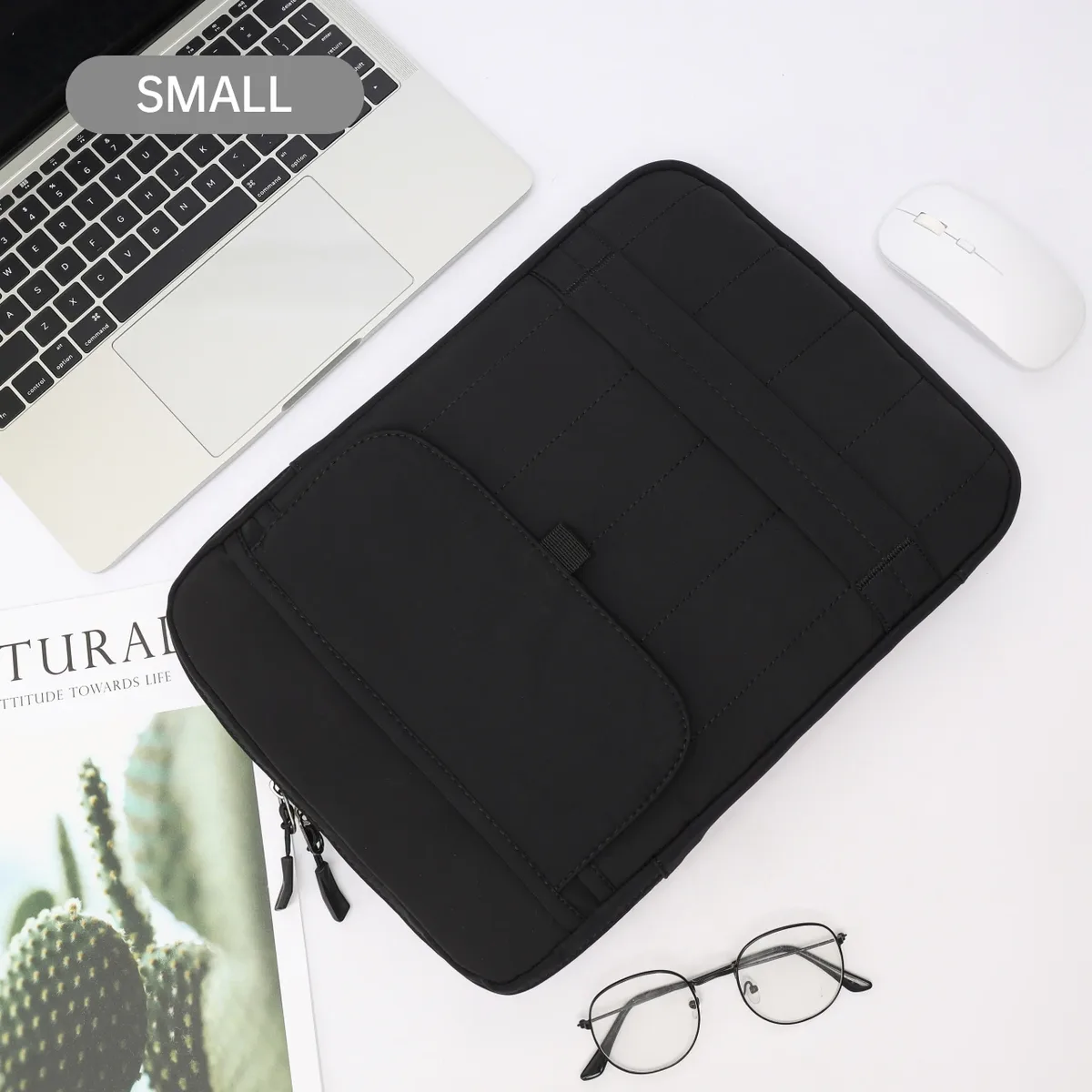 macbook air 13 pouces sac d'ordinateur 15 pouces m4 sac fourre-tout ipad pro tablette sac de rangement mallette d'affaires apple sac à bandoulière sac à main pour ordinateur portable 14 pouces