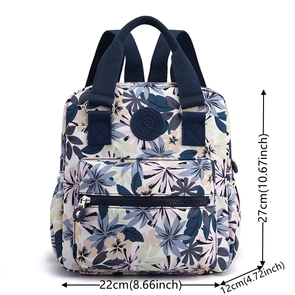 sac à dos antivol pour femme, tissu durable, sac d'école en nylon, style azole, sac à dos scolaire pour filles, sac à dos de voyage féminin, nouvelle mode