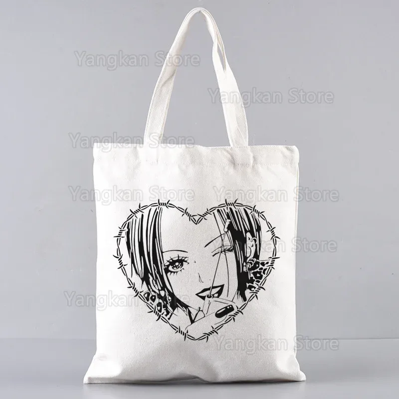 nana anime toile fourre-tout sacs pour dames sacs à main kawaii mignon bolsa portable shopping sac à bandoulière