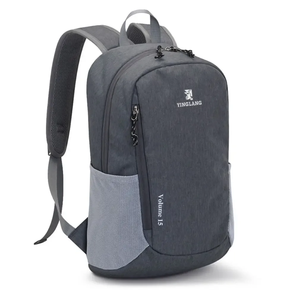 sac de camping en nylon 15l, grande capacité, ultraléger, sac à dos de sport, sac à dos de randonnée décontracté et portable pour l'extérieur