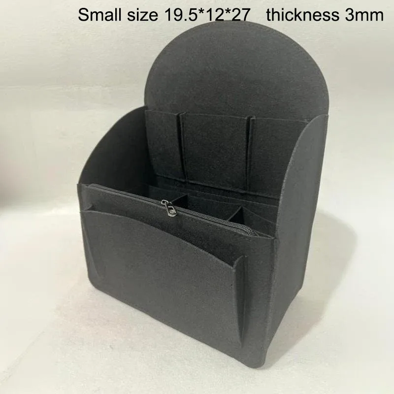 organisateur de sac à dos en feutre, insert multi-compartiments, doublure de sac, grande capacité, séparateur léger pour le voyage, l'école et le rangement