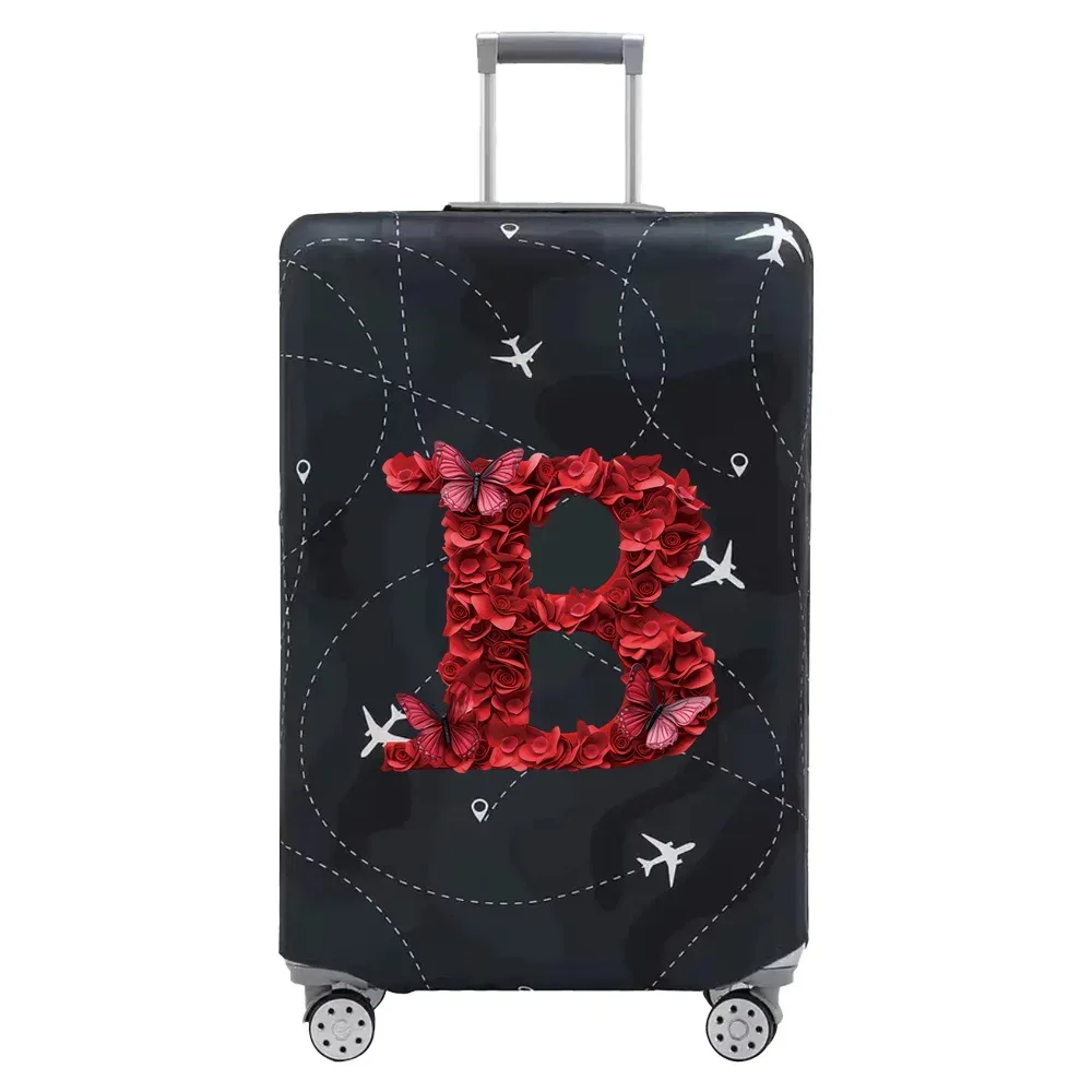 housse anti-poussière élastique pour sac de voyage, série rose, 18-32 pouces, résistante à l'usure, plusieurs styles