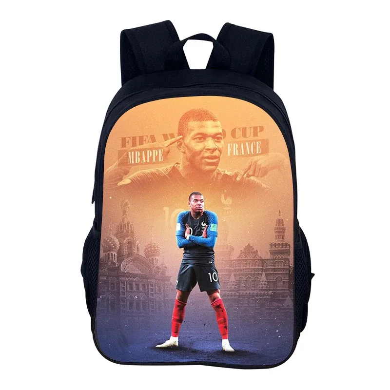 sac à dos de sport de football m-mbappes, sac d'école pour garçons et filles, sac à dos de sport pour joueur d'étoiles, sacs de livres pour le meilleur cadeau