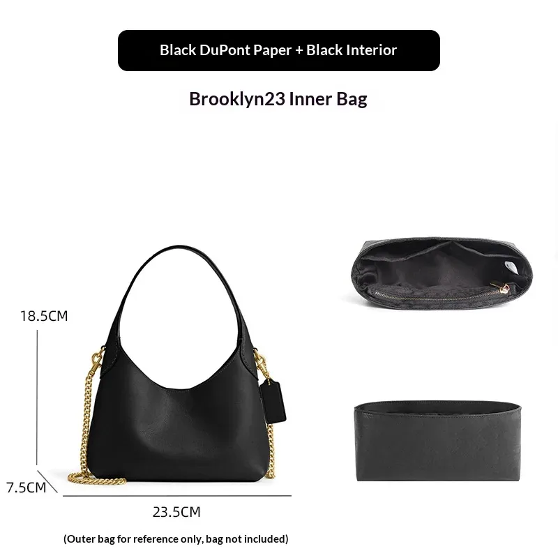 insert organisateur de sac pour brooklyn 28 39, ultraléger, étanche, durable, support de rangement, modification intérieure, accessoires de sac