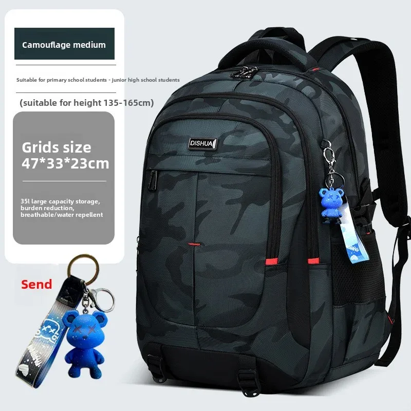 nouveau sac à dos de voyage camouflage 2025 pour hommes, 2 tailles, sac à dos grande capacité pour étudiants et garçons