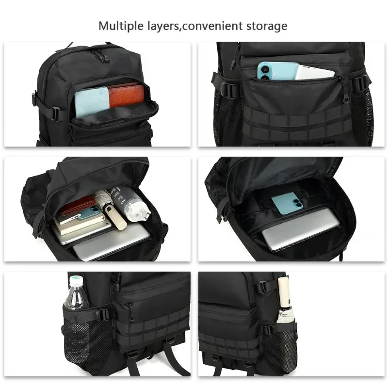 sac à dos tendance pour hommes, grande capacité, sac pour ordinateur portable de 16 pouces, sac à dos de voyage imperméable, sacs à dos décontractés pour hommes, sacs à dos de randonnée en plein air