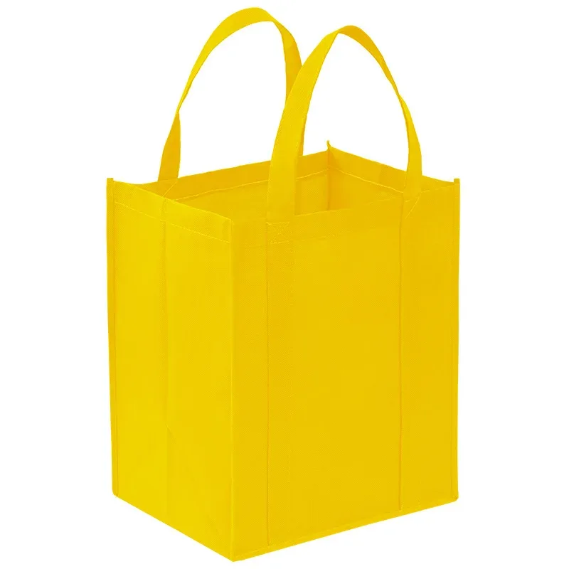sac à provisions non tissé de grande capacité, sac fourre-tout pliable, sacs fourre-tout réutilisables, sac à main de voyage extérieur, pocommuniste de rangement