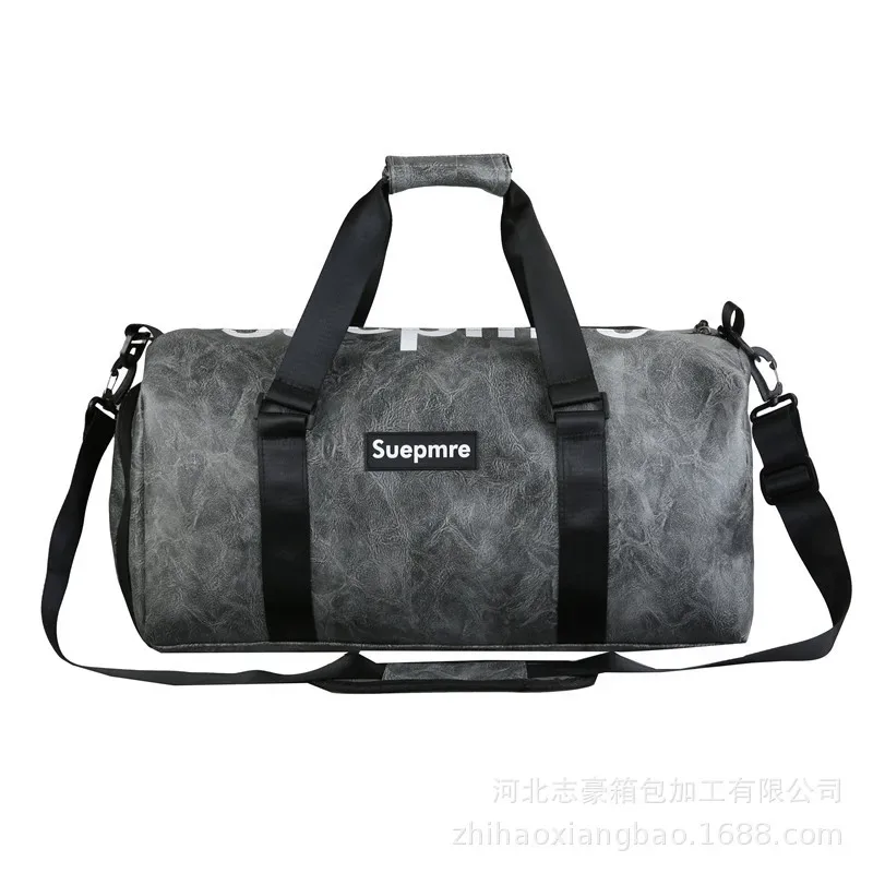 sac de sport multifonctionnel pour femme, sac de voyage court, extensible avec poignée de valise, séparation sec/humide