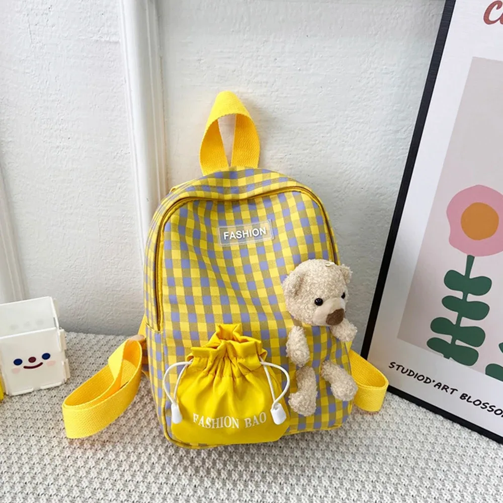 sac à dos brodé personnalisé pour enfants, sac de princesse mignon avec nom, cadeau little bear, été, nouveau