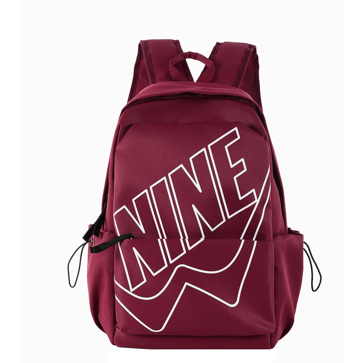 sac à dos tendance pour hommes et femmes, style lettres, léger, grande capacité, sac de voyage multifonctionnel, sac d'école en nylon imperméable