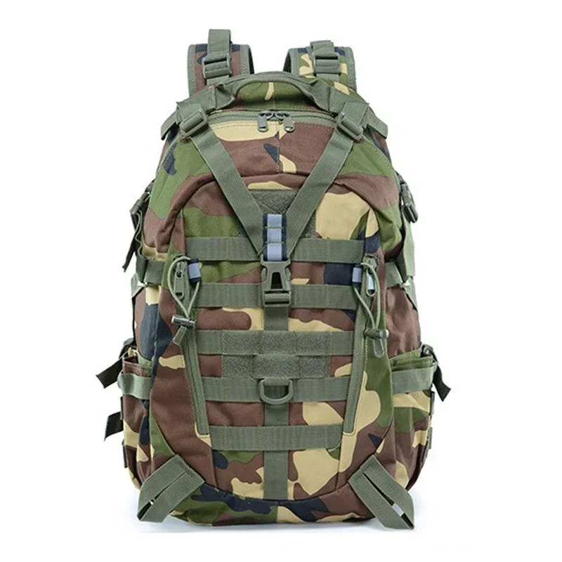 40l sac à dos tactique pour hommes camping randonnée sacs à dos réfléchissant sacs de voyage en plein air survie molle escalade sac à dos