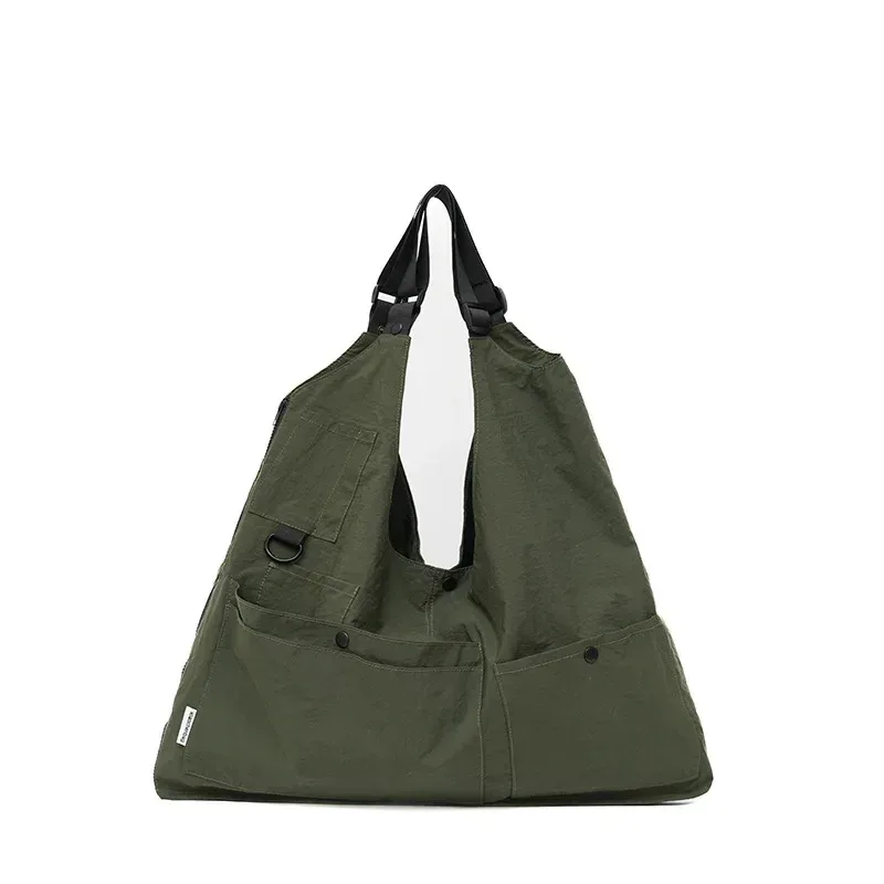 2026 nouveau style à la mode marque vêtements de travail double usage sac à bandoulière multi-poches grande capacité convertible sac à dos personnalité mochilas