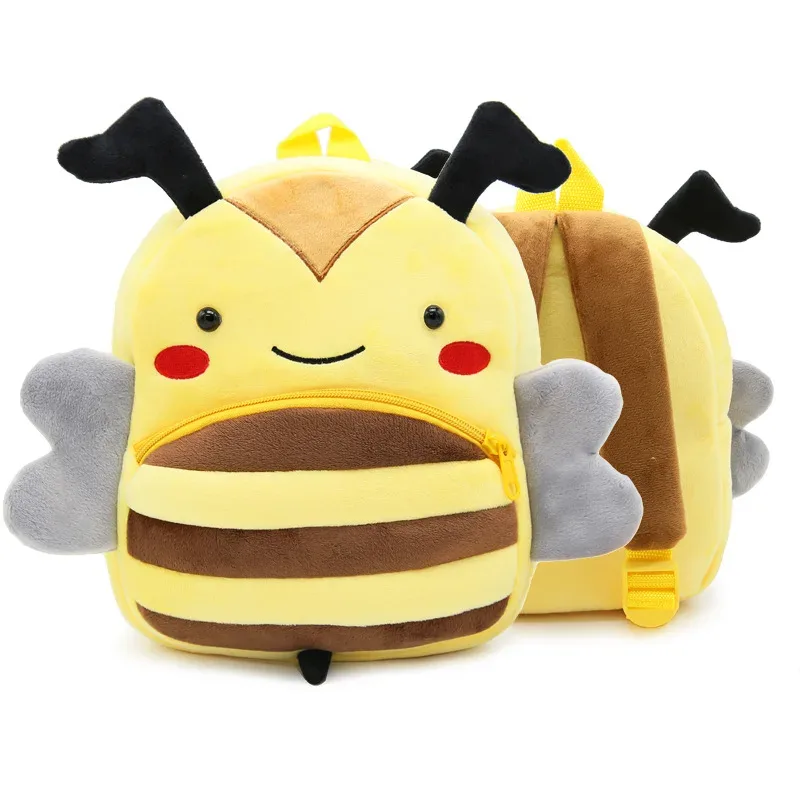sacs à dos d'animaux de dessin animé 3d pour enfants, sac d'école en peluche douce pour enfants de la maternelle, cartables kawaii pour enfants, filles et garçons