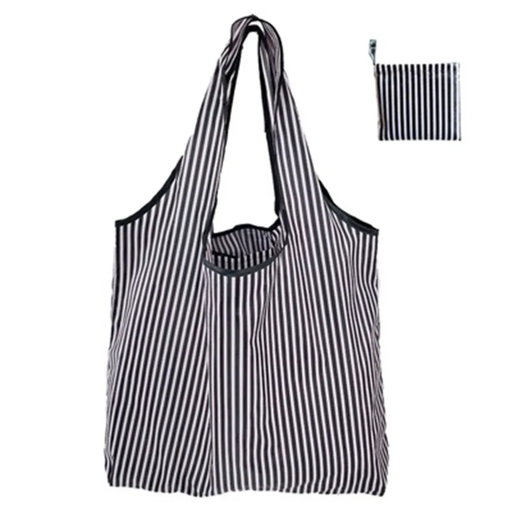 sacs à provisions réutilisables pour femmes, sac fourre-tout pliable, sac d'épicerie pour cuillère à soupe, sacs à main pliants de grande capacité, sac à cosmétiques de maquillage portable, nouveau