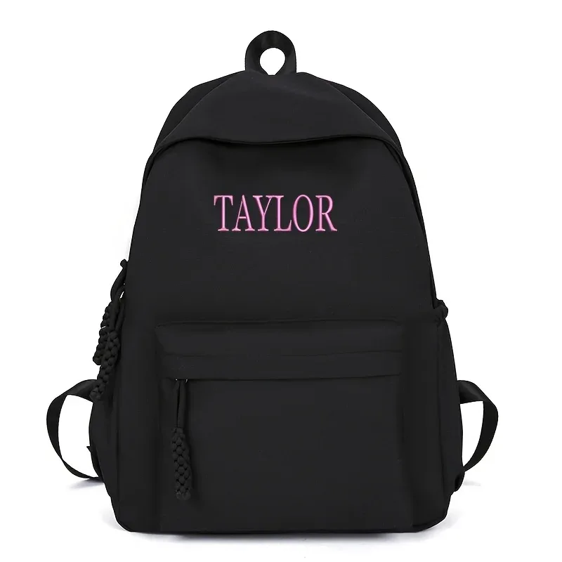 sac à dos pour enfant brodé avec nom personnalisable, grande capacité pour l'école et le cadeau, sac à dos personnalisé pour fille et garçon
