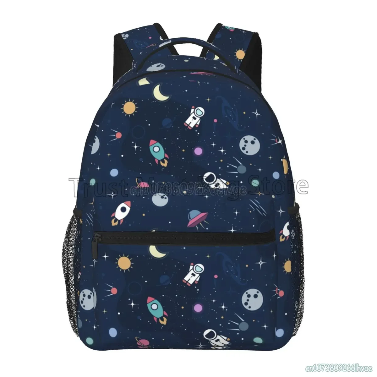 sacs d'école à motif planète spatiale pour tout-petits, pour garçons et filles, jolis sacs à dos de voyage unisexe, sac à dos souple pour ordinateur portable