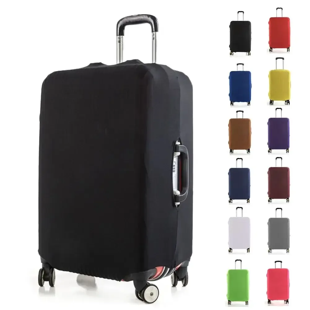 housse de protection pour bagages en tissu extensible, housse anti-poussière pour valise, adaptée aux valises 