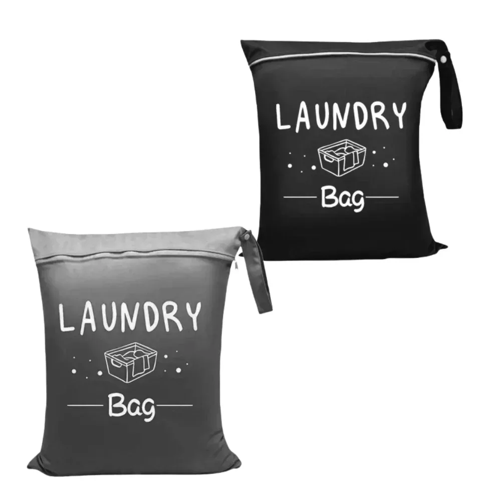 sac de voyage imperméable 4 couleurs pour linge humide et sec, pochette organisatrice avec fermeture éclair et sangle de suspension, sac de rangement portable