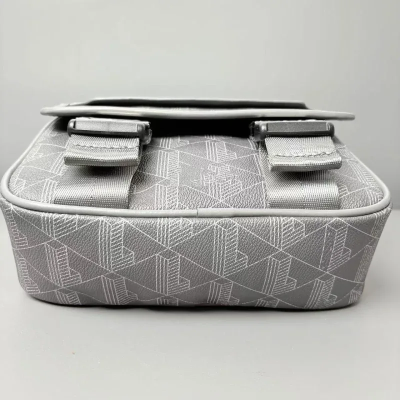 nouveau sac à bandoulière pour homme imprimé rétro, sac à bandoulière décontracté en pu, sac à main tendance pour garçon, sac de rangement pour téléphone portable