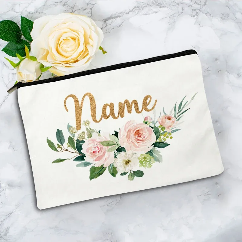 boîte de rangement de voyage personnalisée, boîte de rangement pour mariage, boîte de rangement individuelle, sac de maquillage en toile pour fête, pochette cosmétique, organisateur, cadeaux pour femme