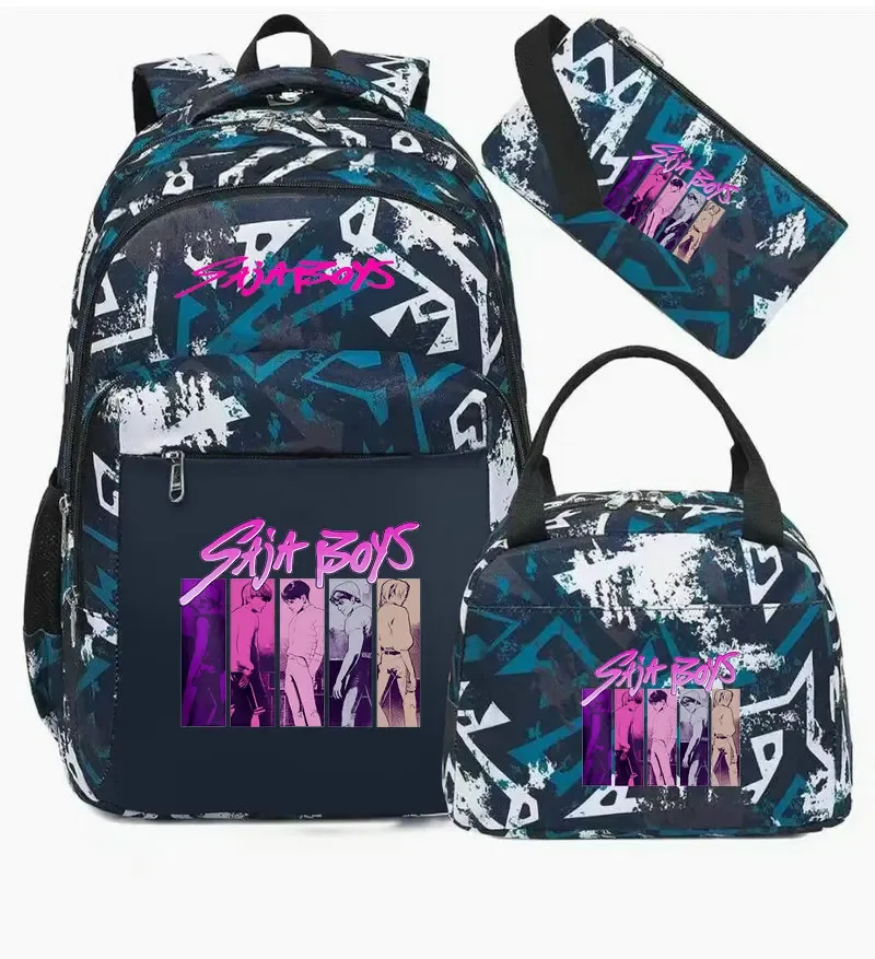 sacs d'école décontractés kpop demon hunter pour garçons et filles, sac à dos étanche de grande capacité pour ordinateur portable, sac à dos de voyage mochilas