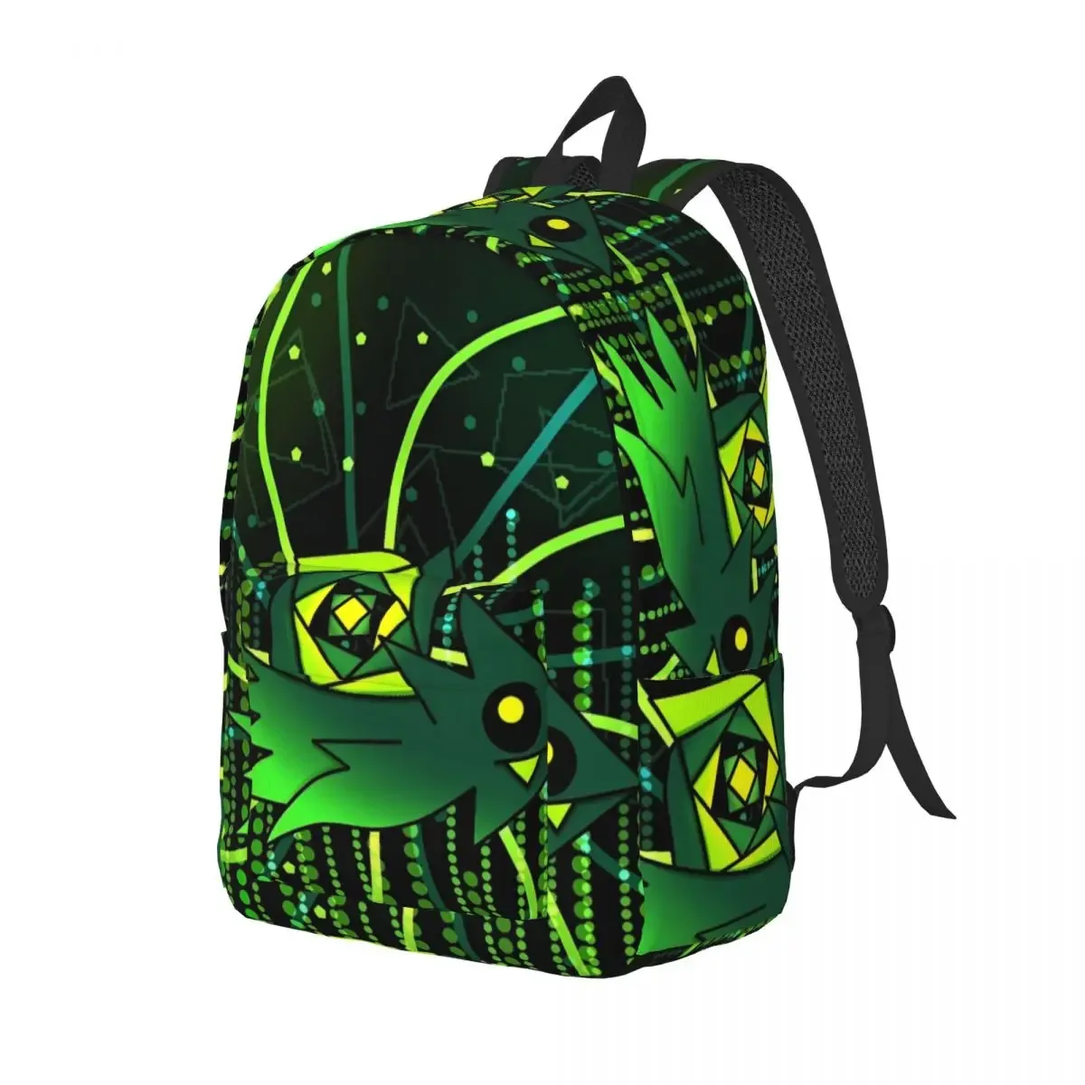 géométrie cube gaming dash sac à dos pour hommes femmes adolescent lycée affaires sac à dos ordinateur portable toile sacs sport