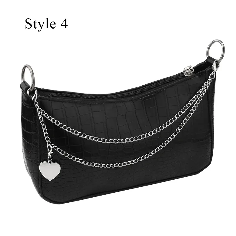 y2k – sangle en chaîne de perles en métal pour sacs, chaîne de sac multicouche pour sac à main, poignées de bricolage, pendentif étoile, sac à bandoulière, accessoires de chaîne