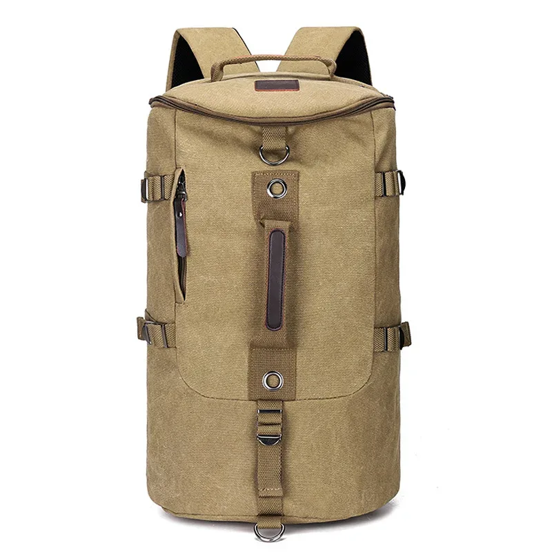 2025 haute qualité hommes sac toile sac à dos grande capacité homme sac de voyage alpinisme sac à dos de haute qualité 2 tailles sac à dos
