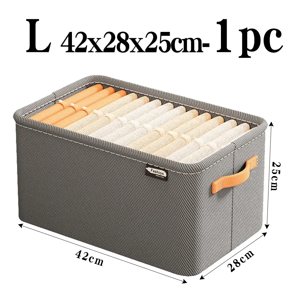 boîte de rangement pliable en tissu avec cadre en acier, organisateur de garde-robe à dessus ouvert, bac à tiroirs pour pulls et pantalons, organisation de placard