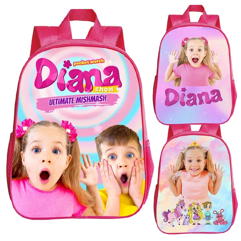 diana and roma-sac à dos de maternelle pour enfant, cartable pour bébé garçon et fille, cadeau