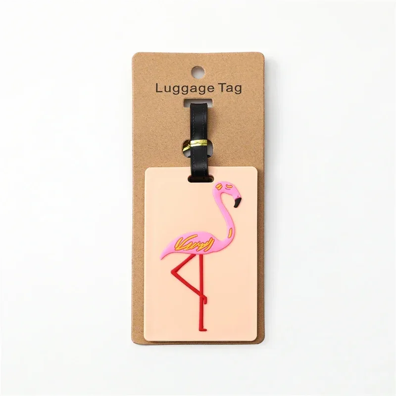accessoires de voyage : étiquette de bagage créative corgi & chat, style mode, étiquettes de voyage portables et anti-perte pour valise