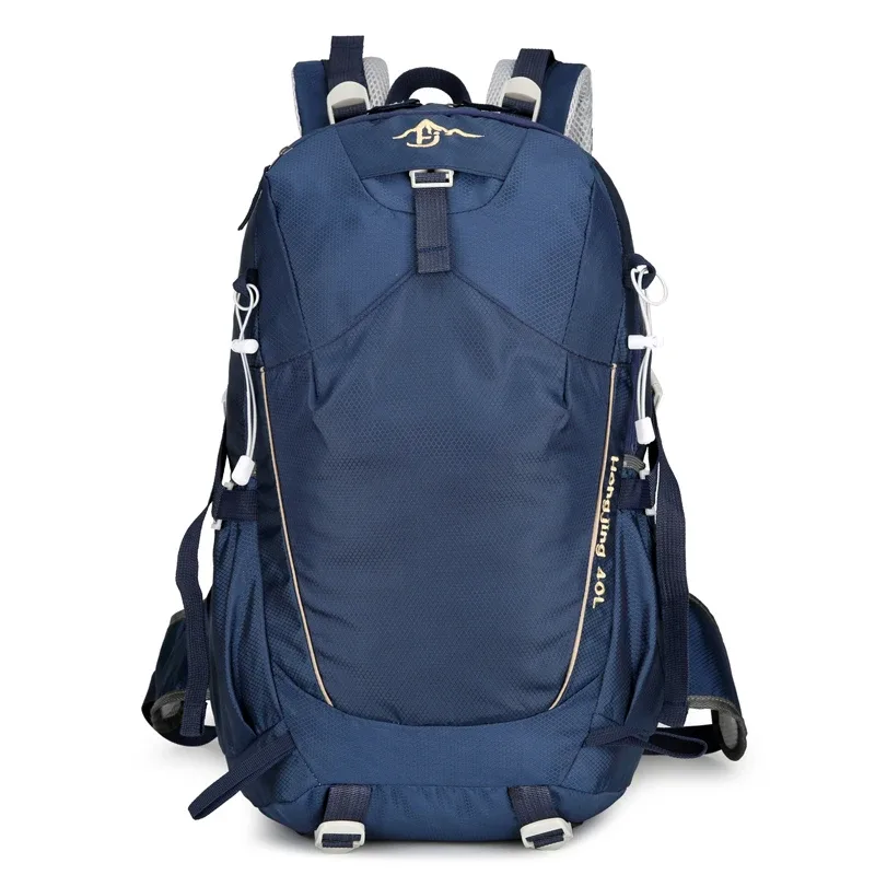 sac de randonnée en plein air 40l, grande capacité, nylon hydrofuge, options multicolores, sac à dos de voyage léger