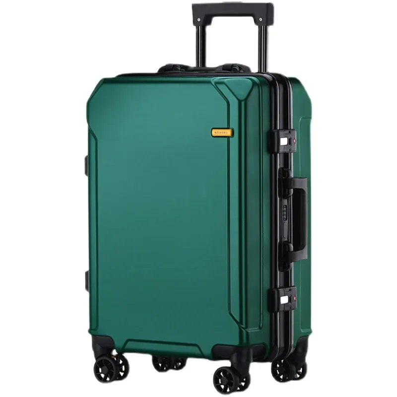 Nouvelle tendance de la mode : valise à roulettes en aluminium de 26 et 28 pouces pour hommes et femmes, valise cabine de 20 pouces, bagage de voyage de 24 pouces