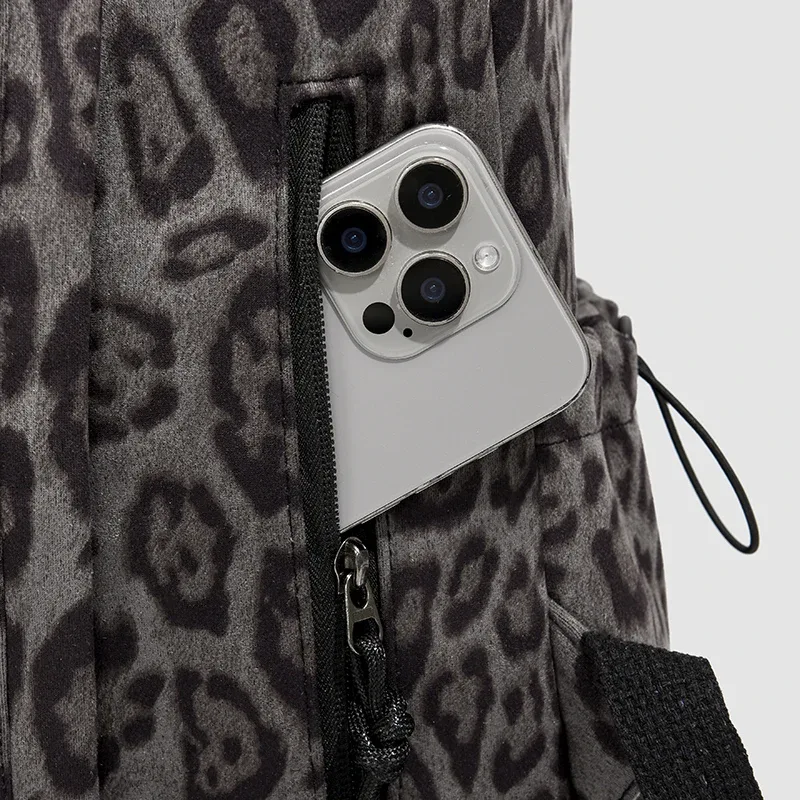 sac à dos oxford imprimé léopard pour femmes, tendance, grande capacité, sac d'école, sac à dos de voyage décontracté pour adolescentes, usage quotidien
