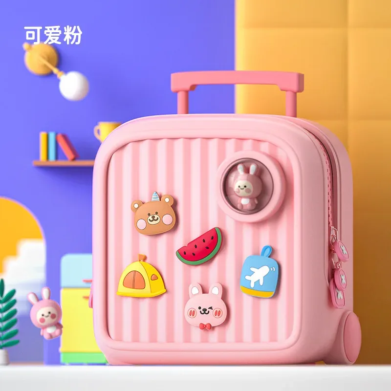 sacs à dos kawaii pour enfants, bricolage, lapin de dessin animé, cartable d'école pour garçons en bas âge, mignons, pour livres