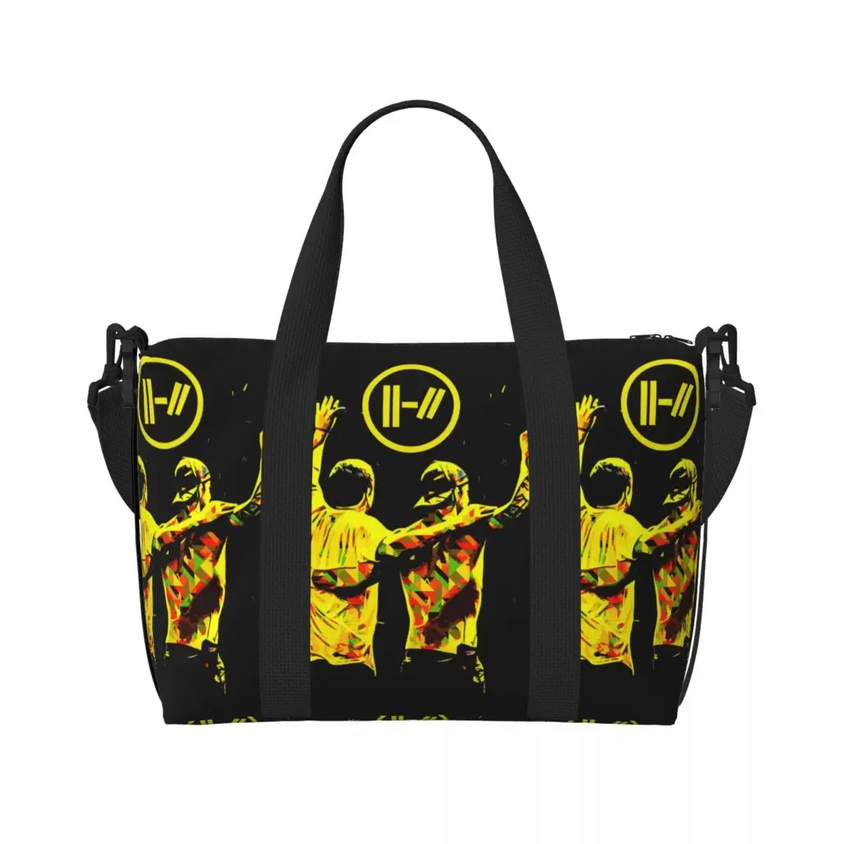 sac fourre-tout personnalisé t-twentys one p-pilots de marque classique pour femmes, sacs de voyage de grande capacité pour salle de sport et plage