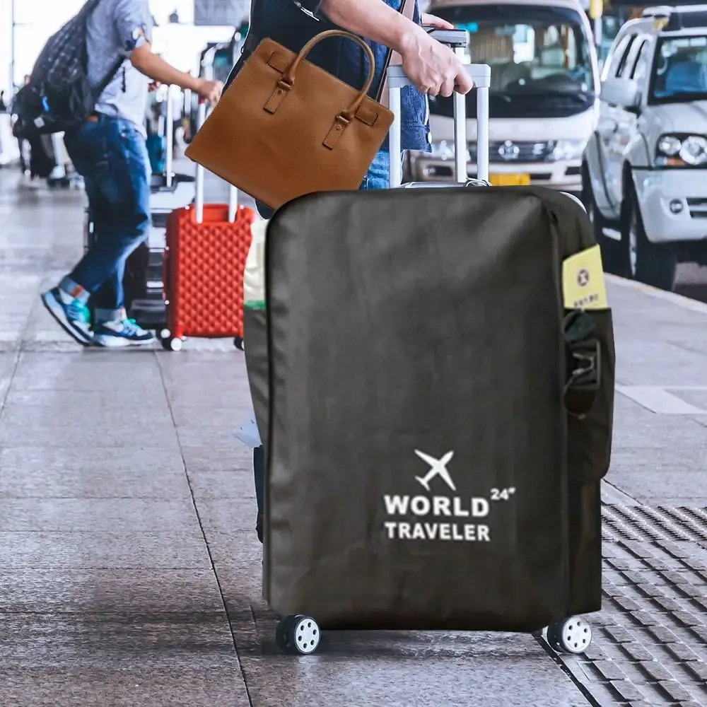 housse de protection pour bagages de voyage de 20 à 30 pouces, anti-poussière, imperméable, résistante à l'usure, housse de protection pour valise