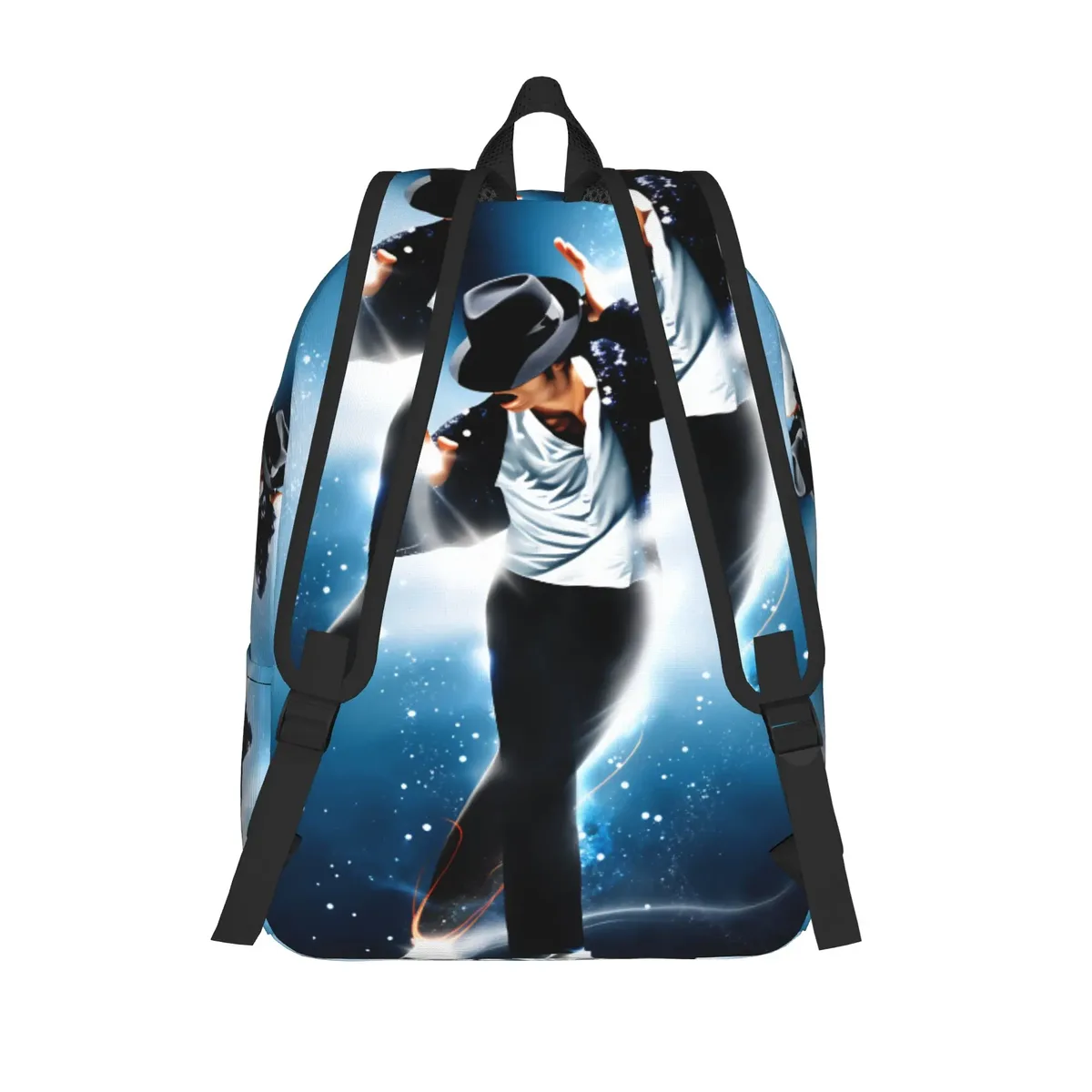 michael mj sac à dos unisexe en polyester, sacs de voyage durables et élégants, sacs à dos pour lycée