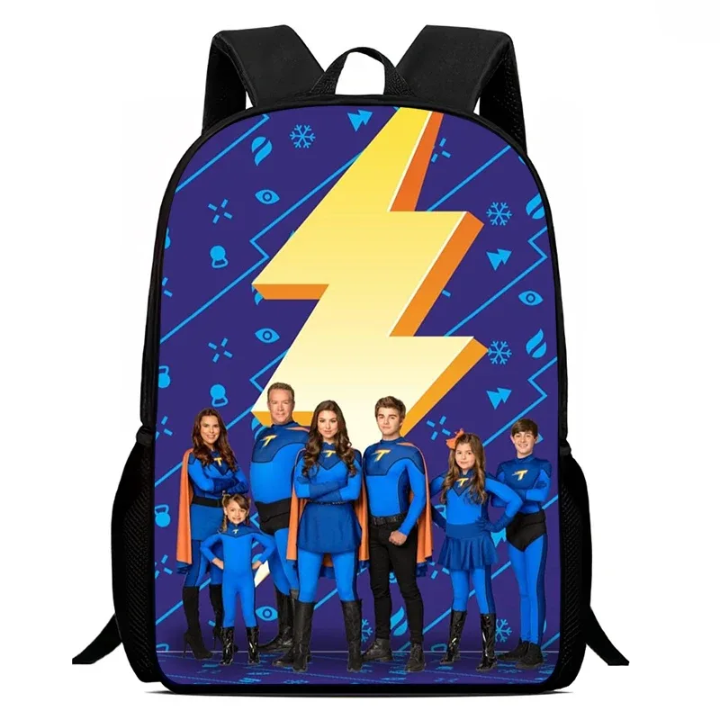 sacs d'école pour enfants, sac à dos imprimé the t-thundermans, sacs à livres de grande capacité pour élèves de maternelle, sacs pour garçons et filles