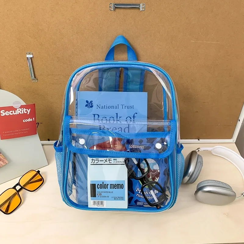 nouveaux sacs à dos transparents exquis et tendance 2026 en pu imperméable et durable pour les trajets quotidiens – sacs à dos polyvalents pour étudiants