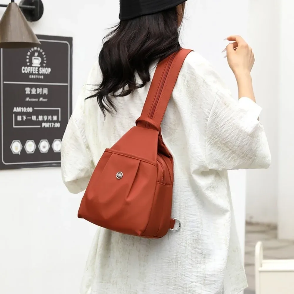 nouveau sac à dos en tissu oxford, sac de voyage multi-couches imperméable, grande capacité, sac bandoulière multi-usages, randonnée en plein air